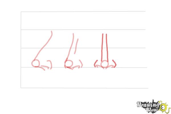 How to Draw a Female Nose - Step 9