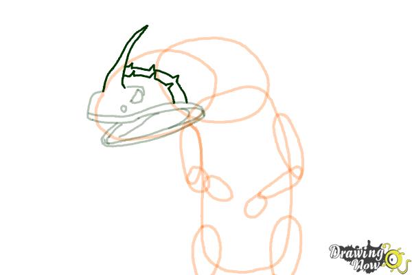 How to Draw a Flightmare Dragon from How to Train Your Dragon - Step 11 How to Draw a Flightmare Dragon from How to Train Your Dragon - Step 11