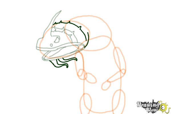 How to Draw a Flightmare Dragon from How to Train Your Dragon - Step 12 How to Draw a Flightmare Dragon from How to Train Your Dragon - Step 12