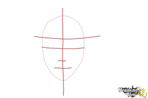 How to Draw a Girl Face - Step 2 How to Draw a Girl Face - Step 2