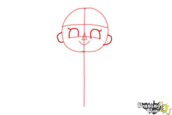 How to Draw a Girl from Animal Crossing - Step 3 How to Draw a Girl from Animal Crossing - Step 3