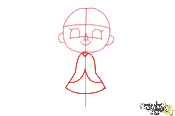 How to Draw a Girl from Animal Crossing - Step 4 How to Draw a Girl from Animal Crossing - Step 4