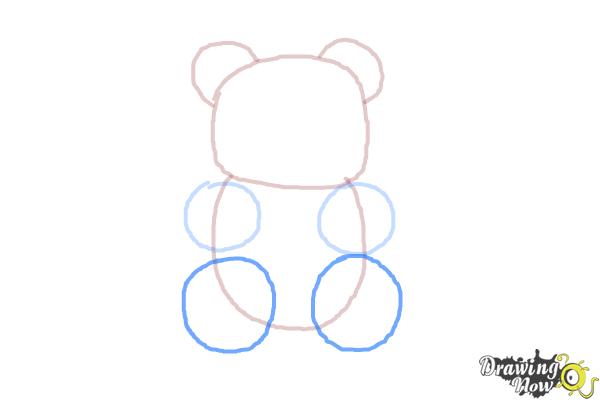 How to Draw a Gummy Bear - Step 5