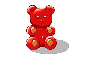 How to Draw a Gummy Bear