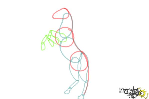 How to Draw a Horse Body - Step 3 How to Draw a Horse Body - Step 3