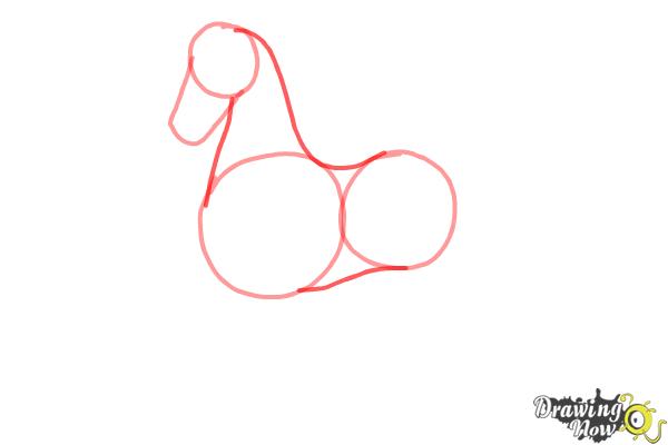 How to Draw a Horse Easy - Step 3 How to Draw a Horse Easy - Step 3