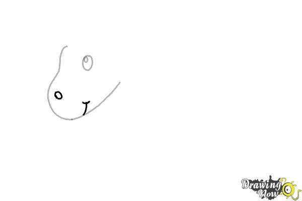 How to Draw a Horse for Kids (9 easy steps) - Step 2 How to Draw a Horse for Kids (9 easy steps) - Step 2