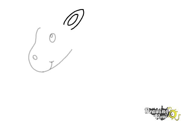How to Draw a Horse for Kids (9 easy steps) - Step 3 How to Draw a Horse for Kids (9 easy steps) - Step 3