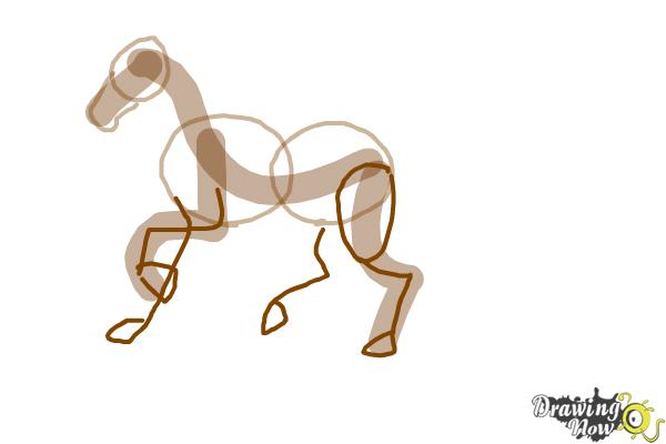 How to Draw a Horse Step by Step - Step 4 How to Draw a Horse Step by Step - Step 4