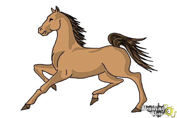 How to Draw a Horse (Ver 2) - Step 12 How to Draw a Horse (Ver 2) - Step 12