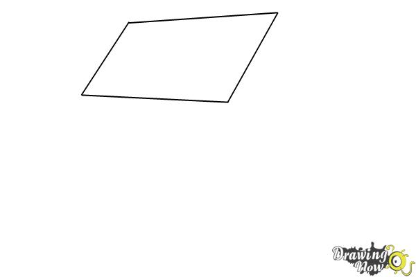 How to Draw a House Step by Step - Step 1 How to Draw a House Step by Step - Step 1