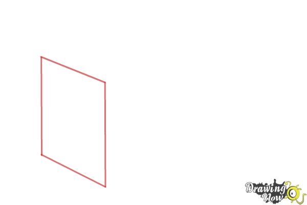 How to Draw a House, Two Story House - Step 1 How to Draw a House, Two Story House - Step 1