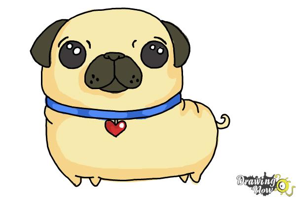 How to Draw a Kawaii Dog - Step 11 How to Draw a Kawaii Dog - Step 11