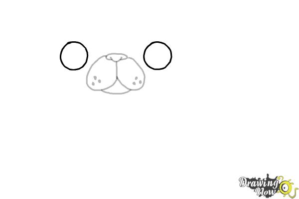 How to Draw a Kawaii Dog - Step 4 How to Draw a Kawaii Dog - Step 4