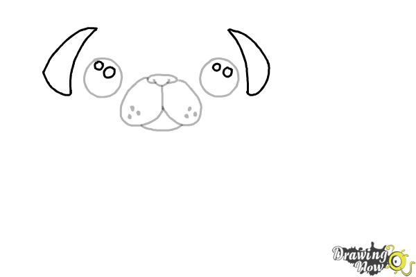 How to Draw a Kawaii Dog - Step 5 How to Draw a Kawaii Dog - Step 5