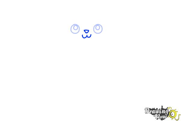 How to Draw a Kitten (Super Easy) - Step 2 How to Draw a Kitten (Super Easy) - Step 2