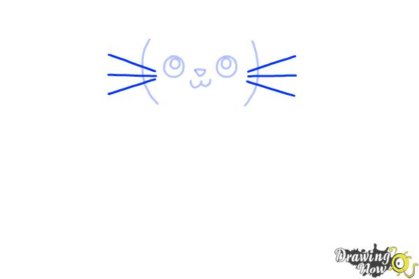 How to Draw a Kitten (Super Easy) - Step 4 How to Draw a Kitten (Super Easy) - Step 4