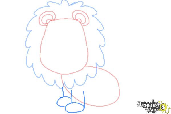 How to Draw a Lion for Kids - Step 6 How to Draw a Lion for Kids - Step 6