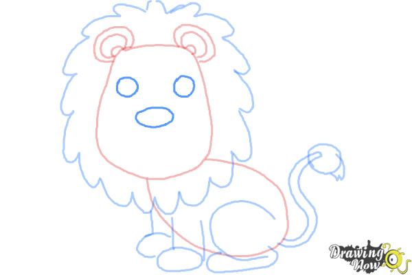 How to Draw a Lion for Kids - Step 9 How to Draw a Lion for Kids - Step 9