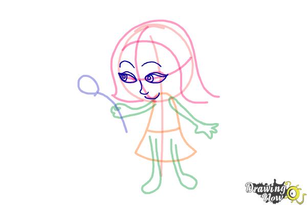 How to Draw a Little Girl Step by Step - Step 4 How to Draw a Little Girl Step by Step - Step 4