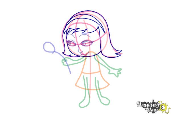 How to Draw a Little Girl Step by Step - Step 5 How to Draw a Little Girl Step by Step - Step 5