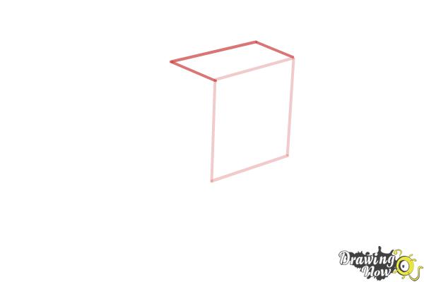 How to Draw a Minecraft Wolf - Step 2 How to Draw a Minecraft Wolf - Step 2