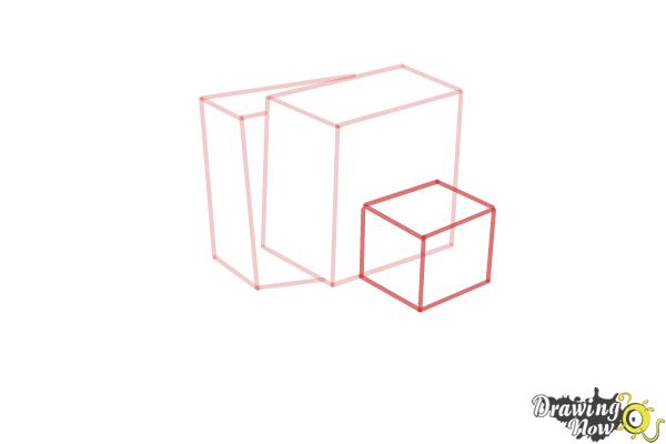 How to Draw a Minecraft Wolf - Step 5 How to Draw a Minecraft Wolf - Step 5
