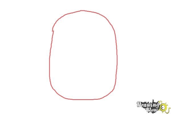 How to Draw a Minion Step by Step - Step 1 How to Draw a Minion Step by Step - Step 1