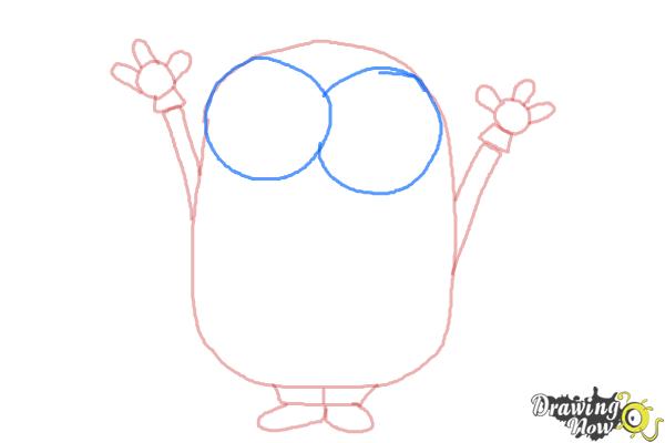 How to Draw a Minion Step by Step - Step 5 How to Draw a Minion Step by Step - Step 5