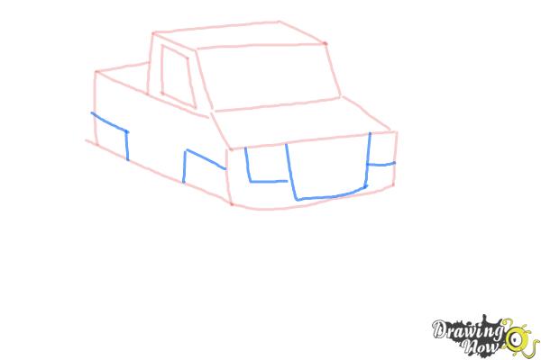 How to Draw a Monster Truck Step by Step - Step 7 How to Draw a Monster Truck Step by Step - Step 7