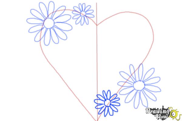 How to Draw a Mother'S Day Card - Step 5