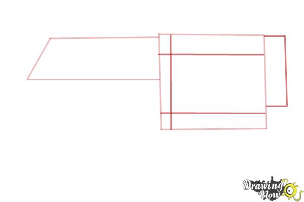 How to Draw a Nerf Gun - Step 2 How to Draw a Nerf Gun - Step 2