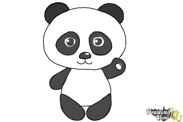 How to Draw a Panda Step by Step - Step 9 How to Draw a Panda Step by Step - Step 9