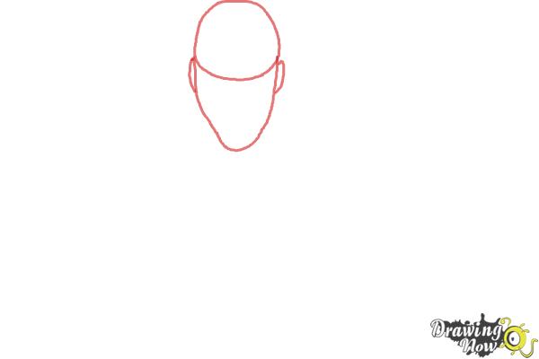 How to Draw a Person from Above - Step 1 How to Draw a Person from Above - Step 1
