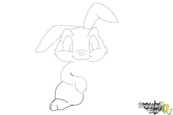 How to Draw a Rabbit Step by Step - Step 8 How to Draw a Rabbit Step by Step - Step 8