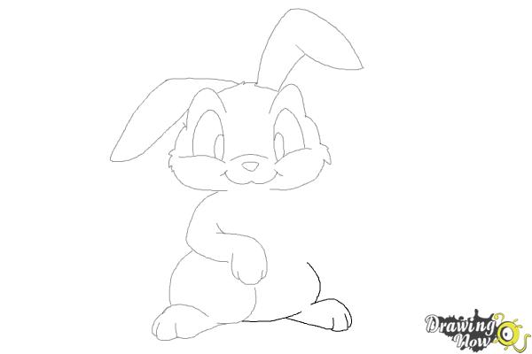 How to Draw a Rabbit Step by Step - Step 9 How to Draw a Rabbit Step by Step - Step 9