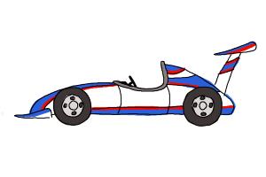 How to Draw a Race Car