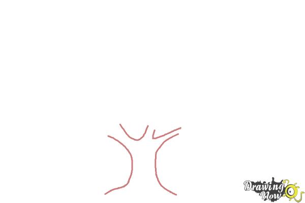 How to Draw a Realistic Tree - Step 1 How to Draw a Realistic Tree - Step 1