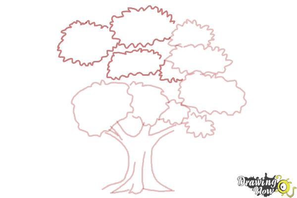 How to Draw a Realistic Tree - Step 5 How to Draw a Realistic Tree - Step 5