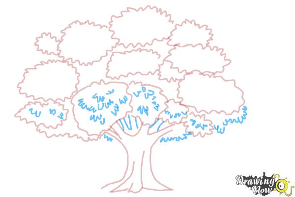 How to Draw a Realistic Tree - Step 7 How to Draw a Realistic Tree - Step 7