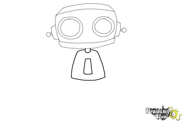 How to Draw a Robot (Ver 2) - Step 5 How to Draw a Robot (Ver 2) - Step 5
