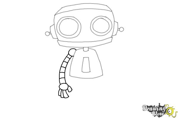 How to Draw a Robot (Ver 2) - Step 6 How to Draw a Robot (Ver 2) - Step 6