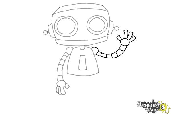 How to Draw a Robot (Ver 2) - Step 7 How to Draw a Robot (Ver 2) - Step 7