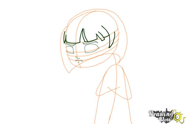 How to Draw a Sad Girl - Step 6 How to Draw a Sad Girl - Step 6