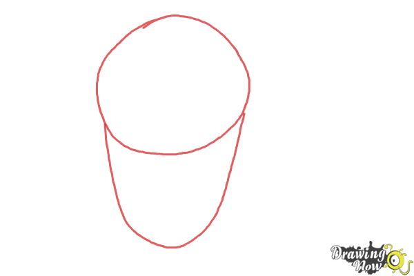 How to Draw a Scary Face - Step 1 How to Draw a Scary Face - Step 1