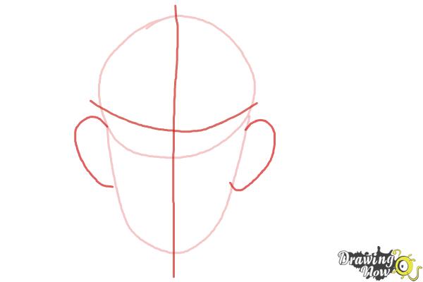 How to Draw a Scary Face - Step 2 How to Draw a Scary Face - Step 2