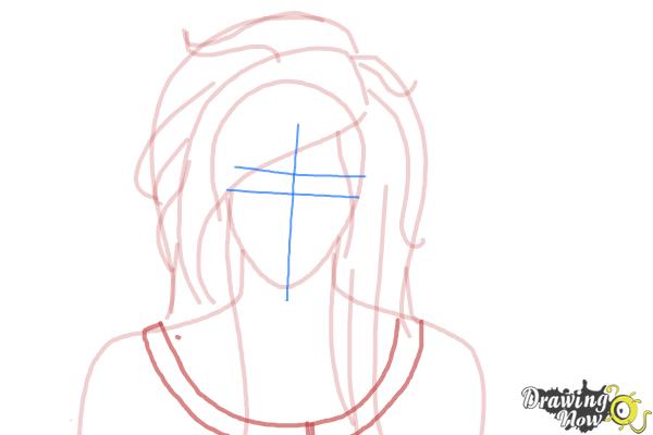 How to Draw a Scene Girl - Step 6 How to Draw a Scene Girl - Step 6