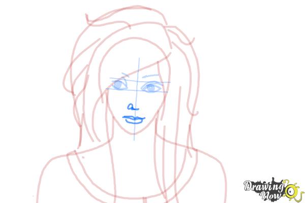 How to Draw a Scene Girl - Step 8 How to Draw a Scene Girl - Step 8