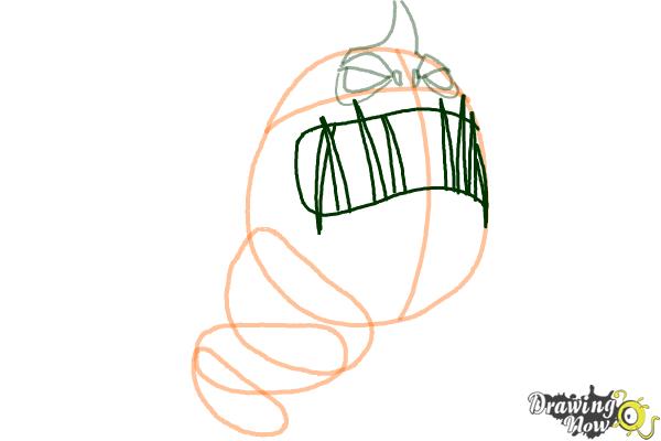 How to Draw a Screaming Death Dragon from How to Train Your Dragon - Step 4 How to Draw a Screaming Death Dragon from How to Train Your Dragon - Step 4