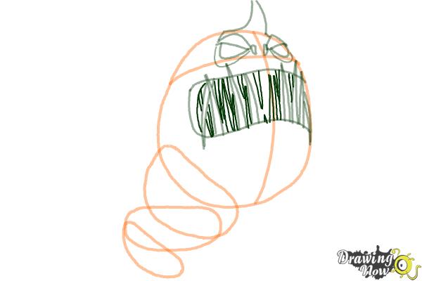 How to Draw a Screaming Death Dragon from How to Train Your Dragon - Step 5 How to Draw a Screaming Death Dragon from How to Train Your Dragon - Step 5